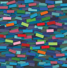 OCEAN- bleu by Celine Cimon on GIANT ART - blue abstract canadian