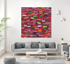 OCEAN- rouge by Celine Cimon on GIANT ART - red abstract canadian artist