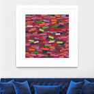 OCEAN- rouge by Celine Cimon on GIANT ART - red abstract canadian artist