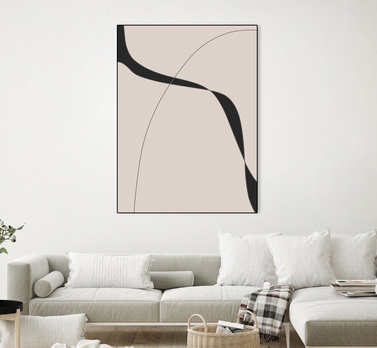 Black Shapes II by Clicart Studio on GIANT ART