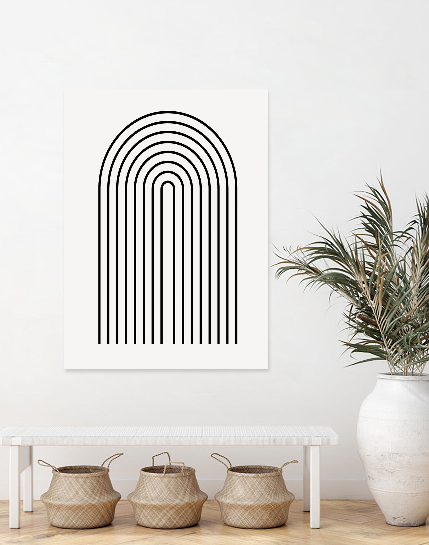 Modern Rainbow by M Studio on GIANT ART