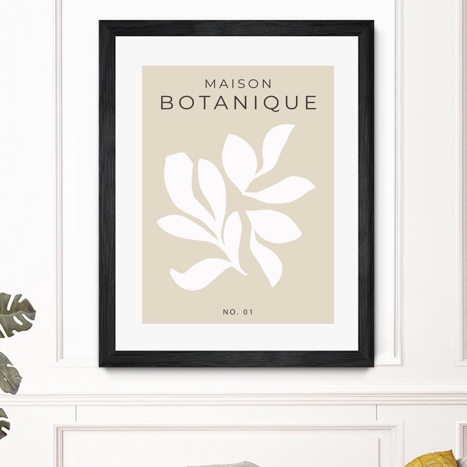 Maison Botanique No.1 by M Studio on GIANT ART - beige flowers