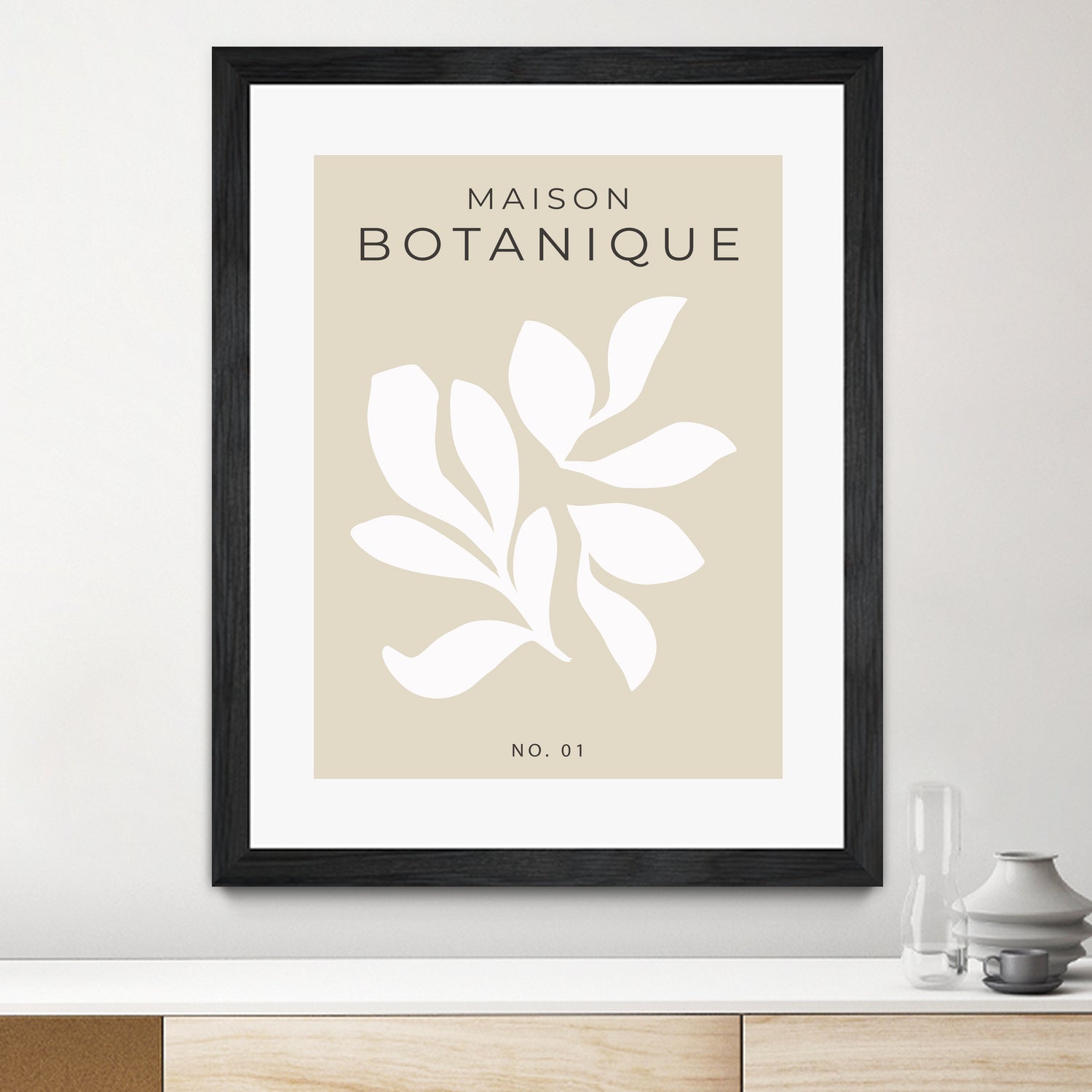 Maison Botanique No.1 by M Studio on GIANT ART - beige flowers