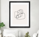 Simple lines by M Studio on GIANT ART - black linear