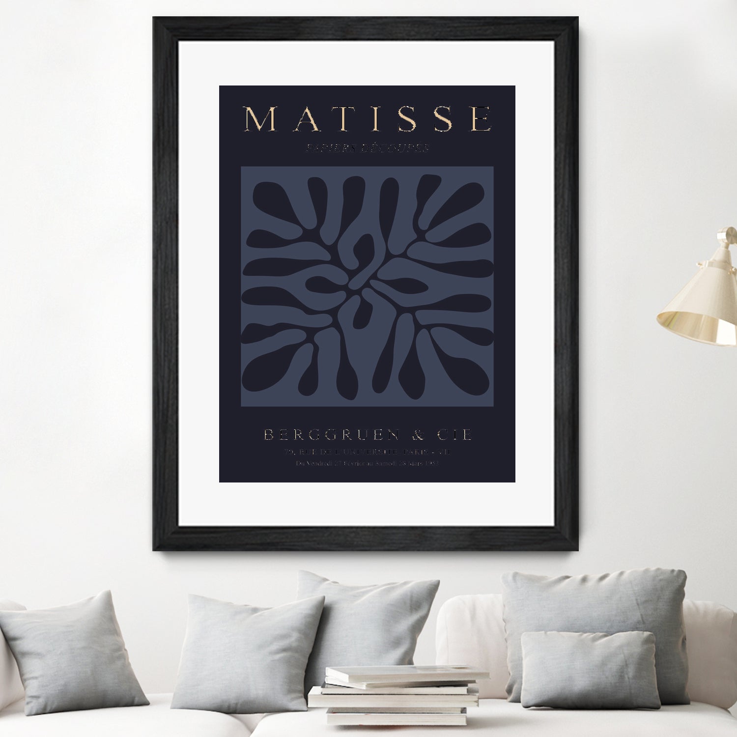 Beige Cut Outs II by M Studio on GIANT ART - beige mid century