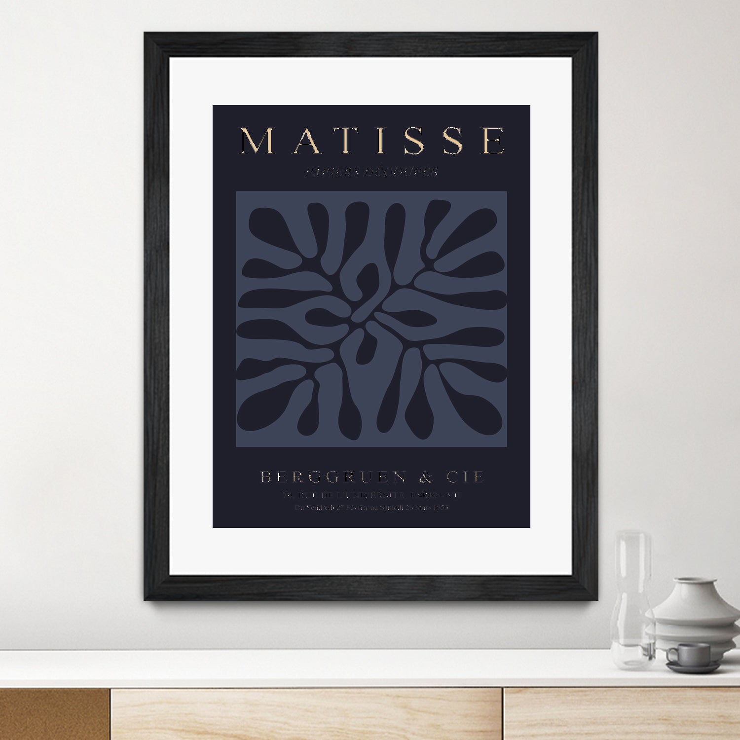 Beige Cut Outs II by M Studio on GIANT ART - beige mid century