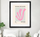 Papiers Découpés V by M Studio on GIANT ART - pink scandinavian