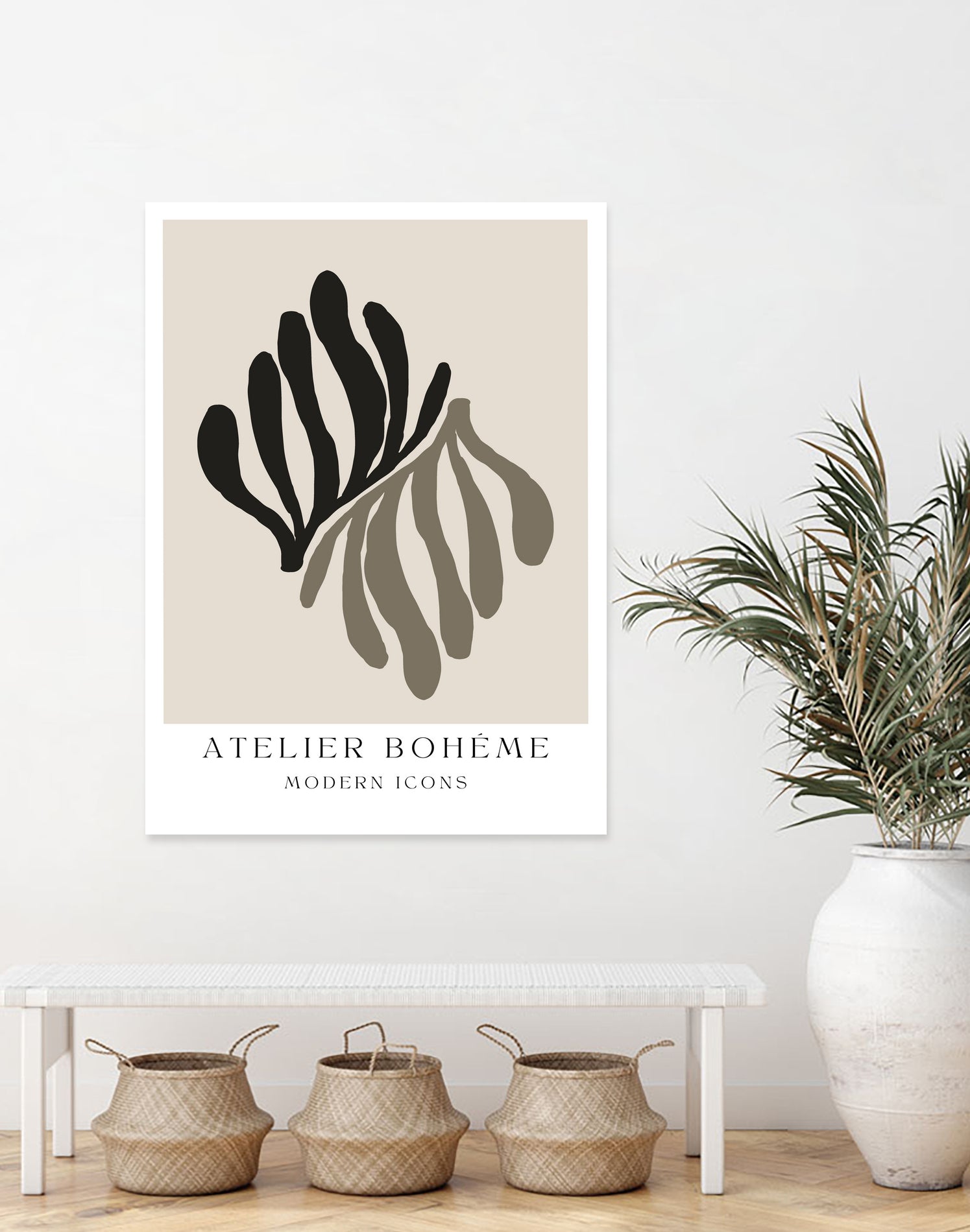 Atelier Bohème No.1 by M Studio on GIANT ART - beige scandinavian