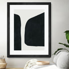 Black Abstract  by M Studio on GIANT ART - black scandinavian