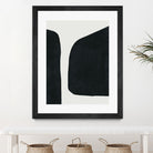 Black Abstract  by M Studio on GIANT ART - black scandinavian
