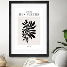 L'art des fleurs by M Studio on GIANT ART - beige flowers