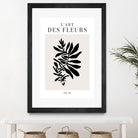 L'art des fleurs by M Studio on GIANT ART - beige flowers
