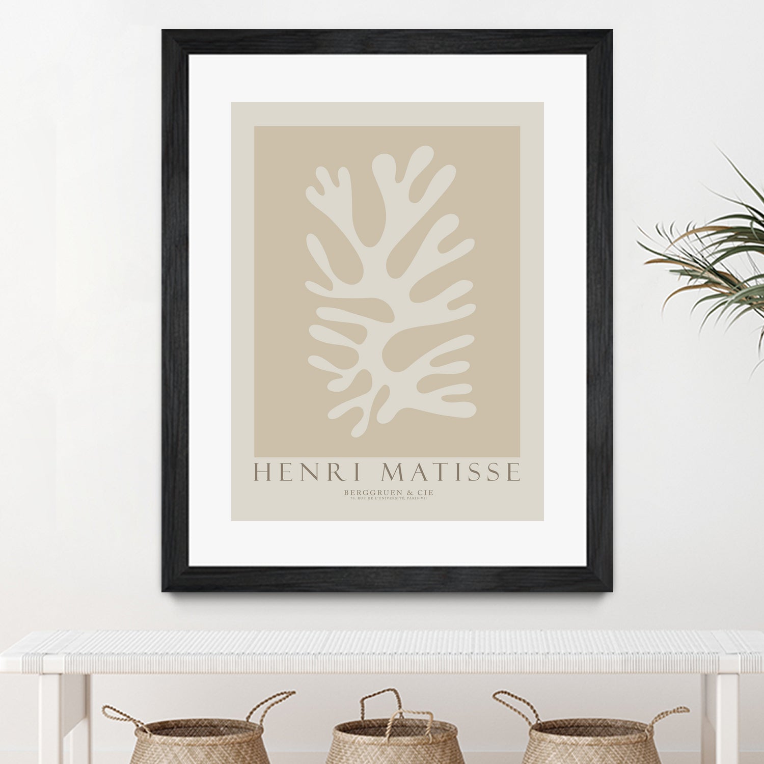 Cut Outs II by M Studio on GIANT ART - beige mid century