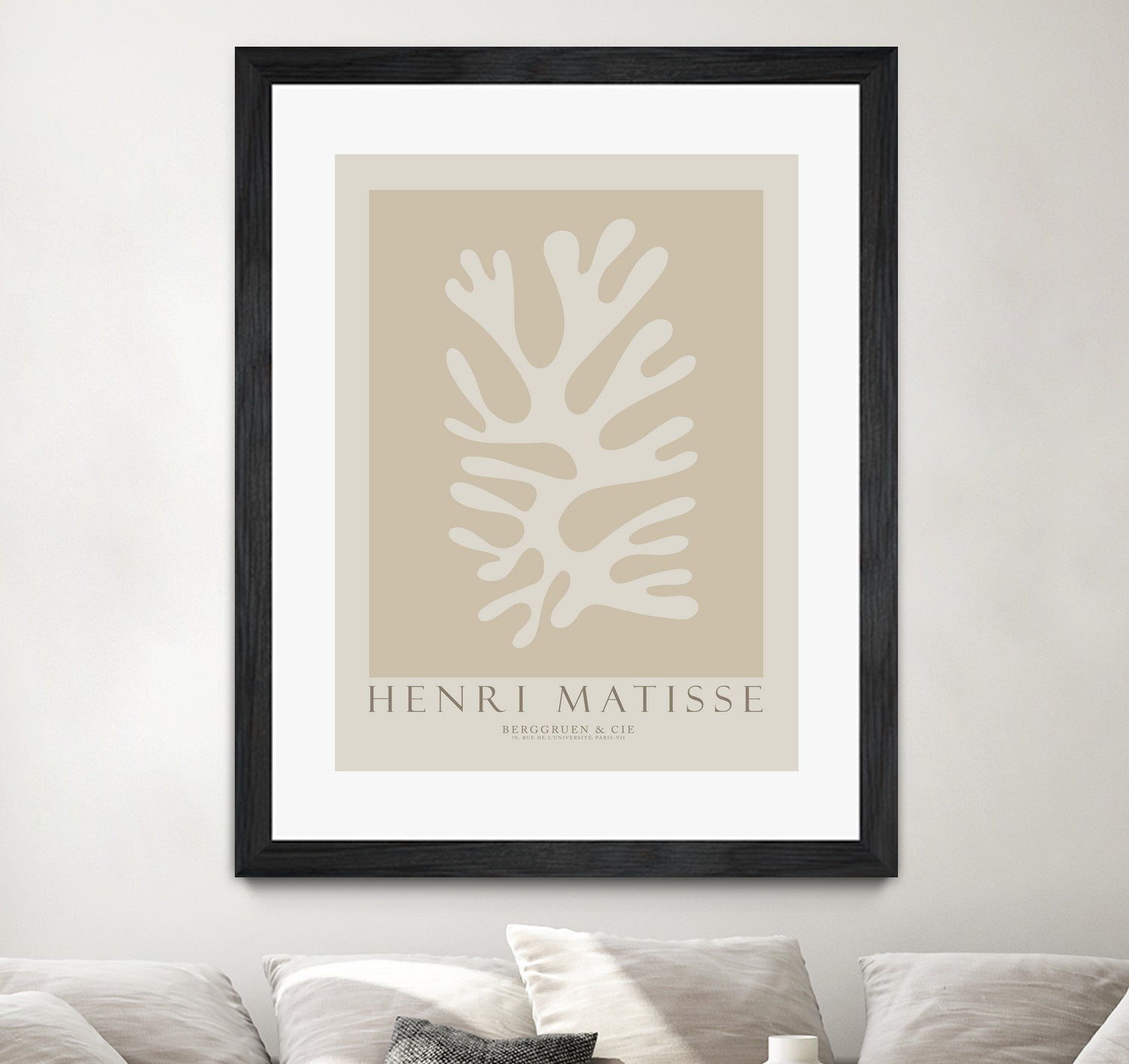 Cut Outs II by M Studio on GIANT ART - beige mid century