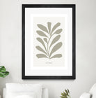 Floraison by M Studio on GIANT ART - beige scandinavian flowers