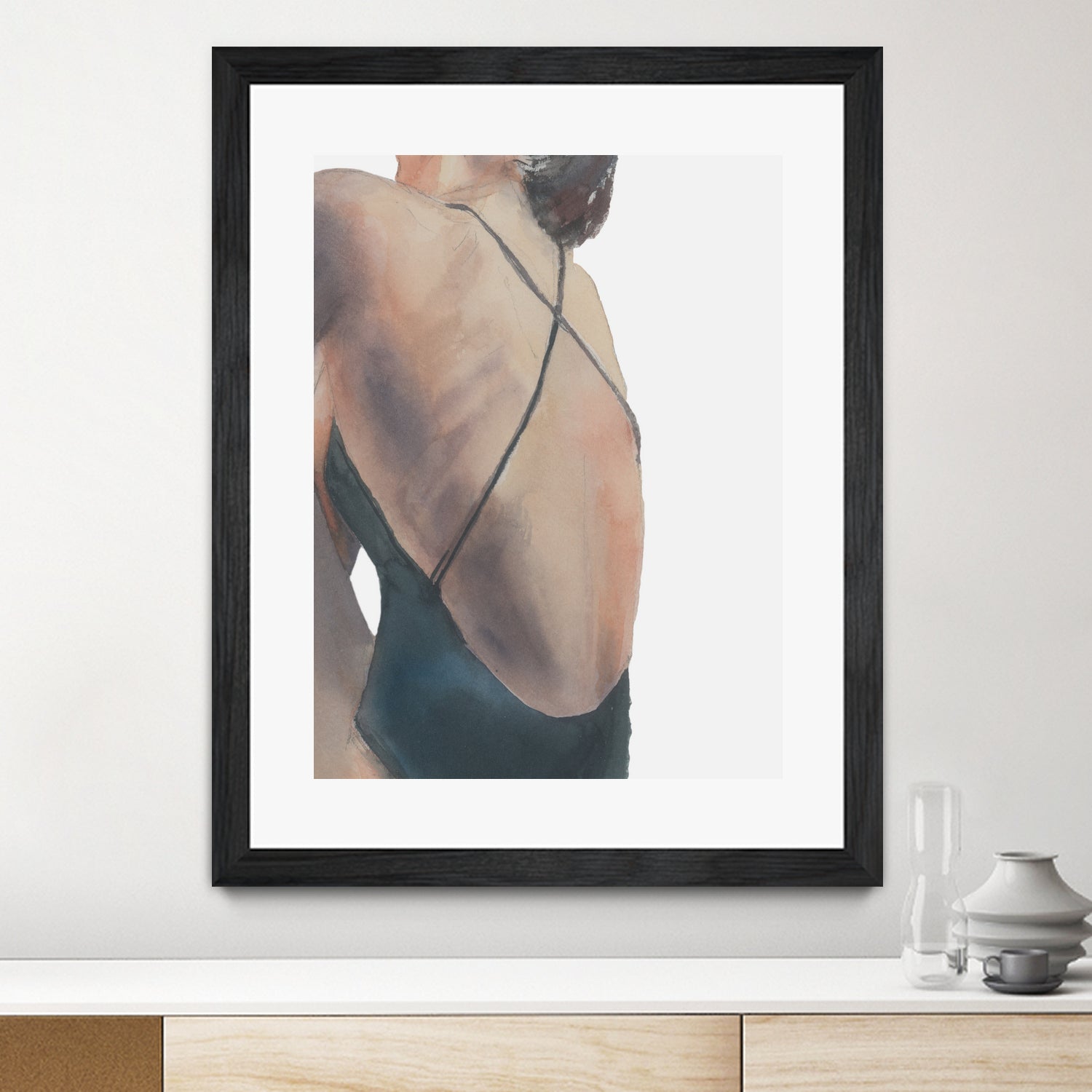Le Dos by M Studio on GIANT ART - woman