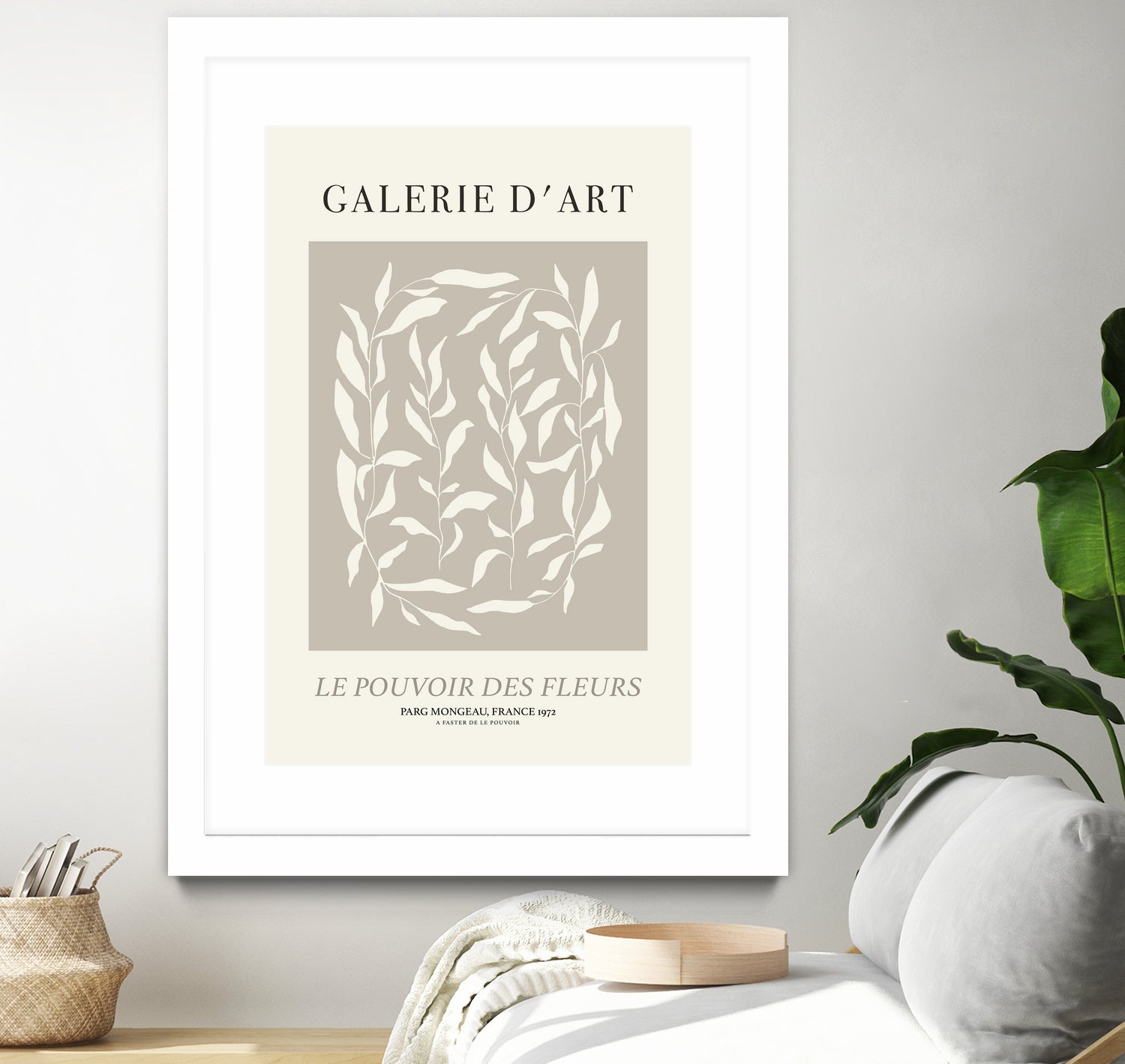 Le pouvoir des fleurs by M Studio on GIANT ART