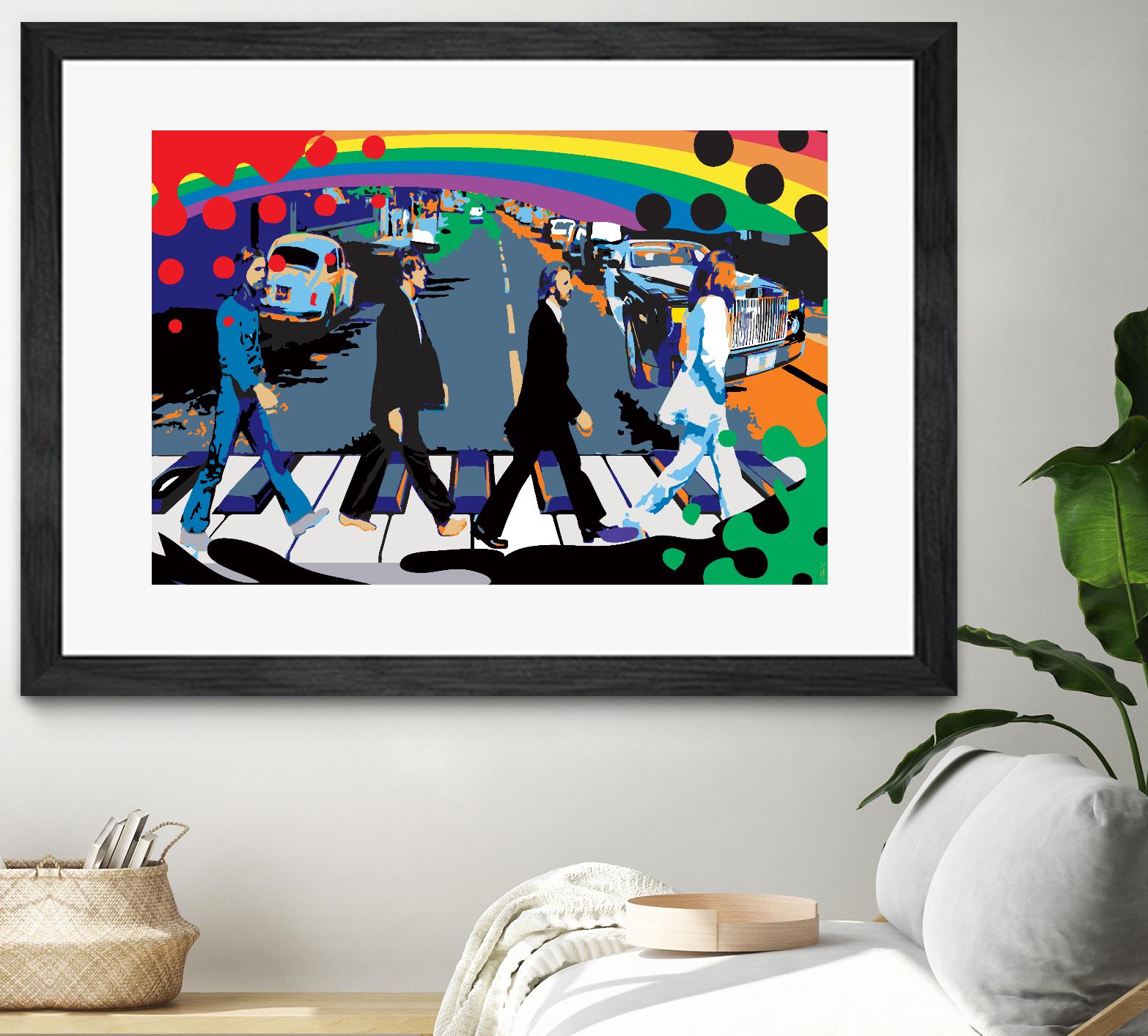 Rainbow Road by Ray Lengelé on GIANT ART - red digital john lennon