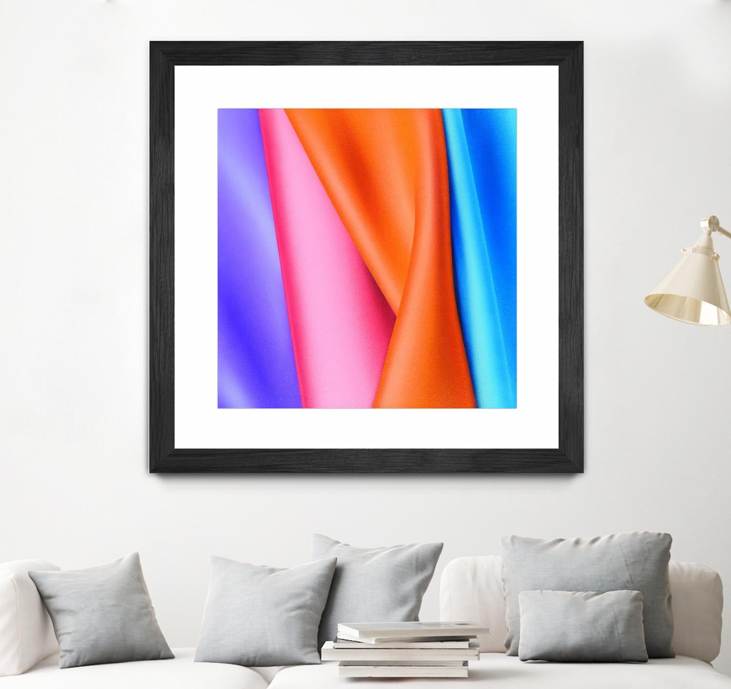TANGO - original by Celine Cimon on GIANT ART - orange abstract canadian