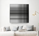 Vibing I by Daleno Art on GIANT ART - white patterns abstrait 
