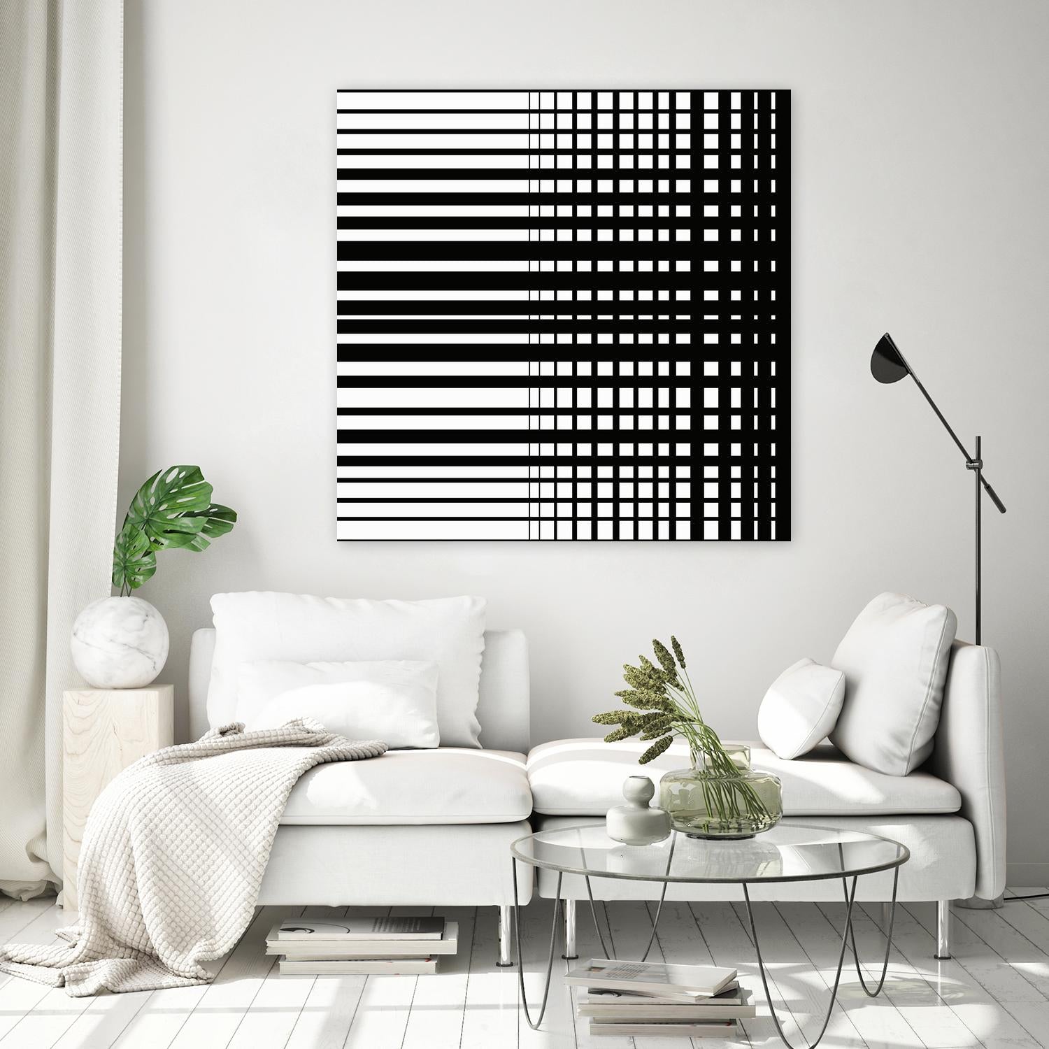 Vibing I by Daleno Art on GIANT ART - white patterns abstrait 