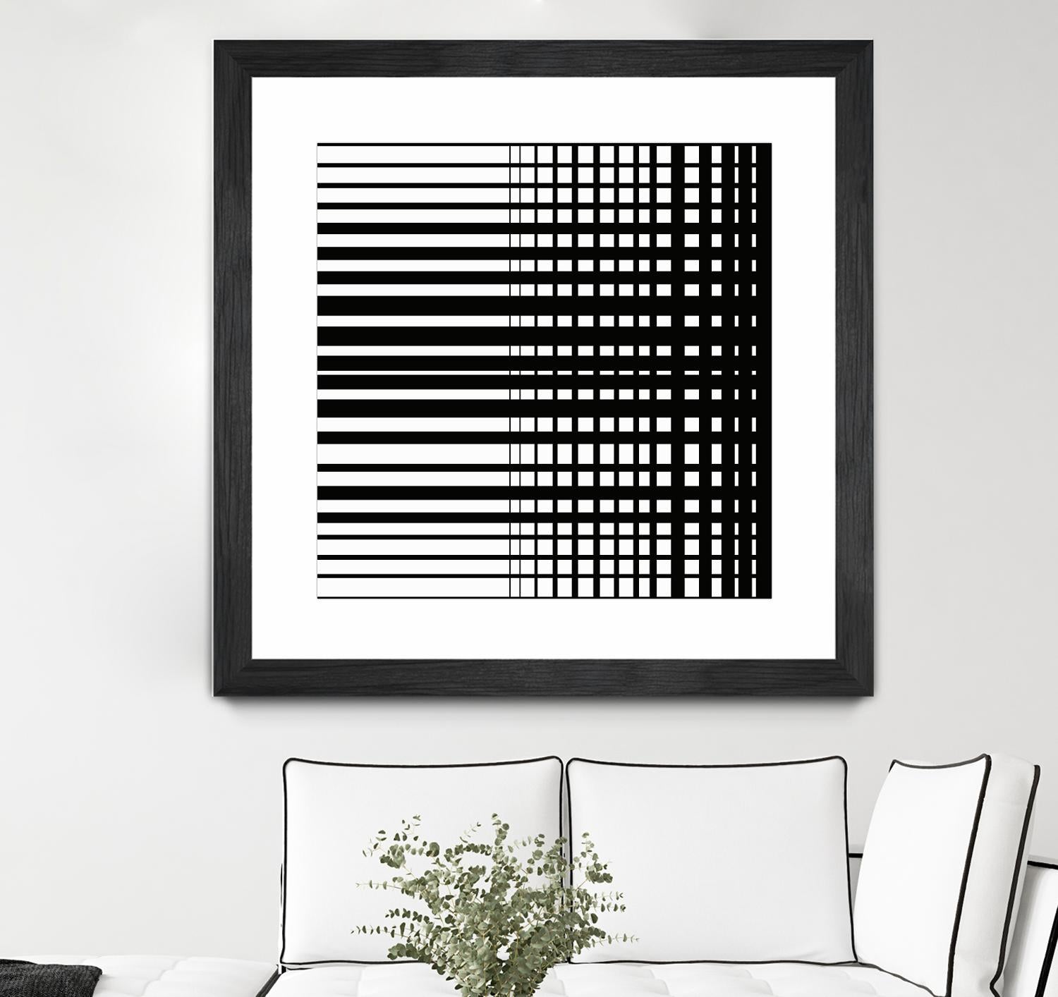 Vibing I by Daleno Art on GIANT ART - white patterns abstrait 