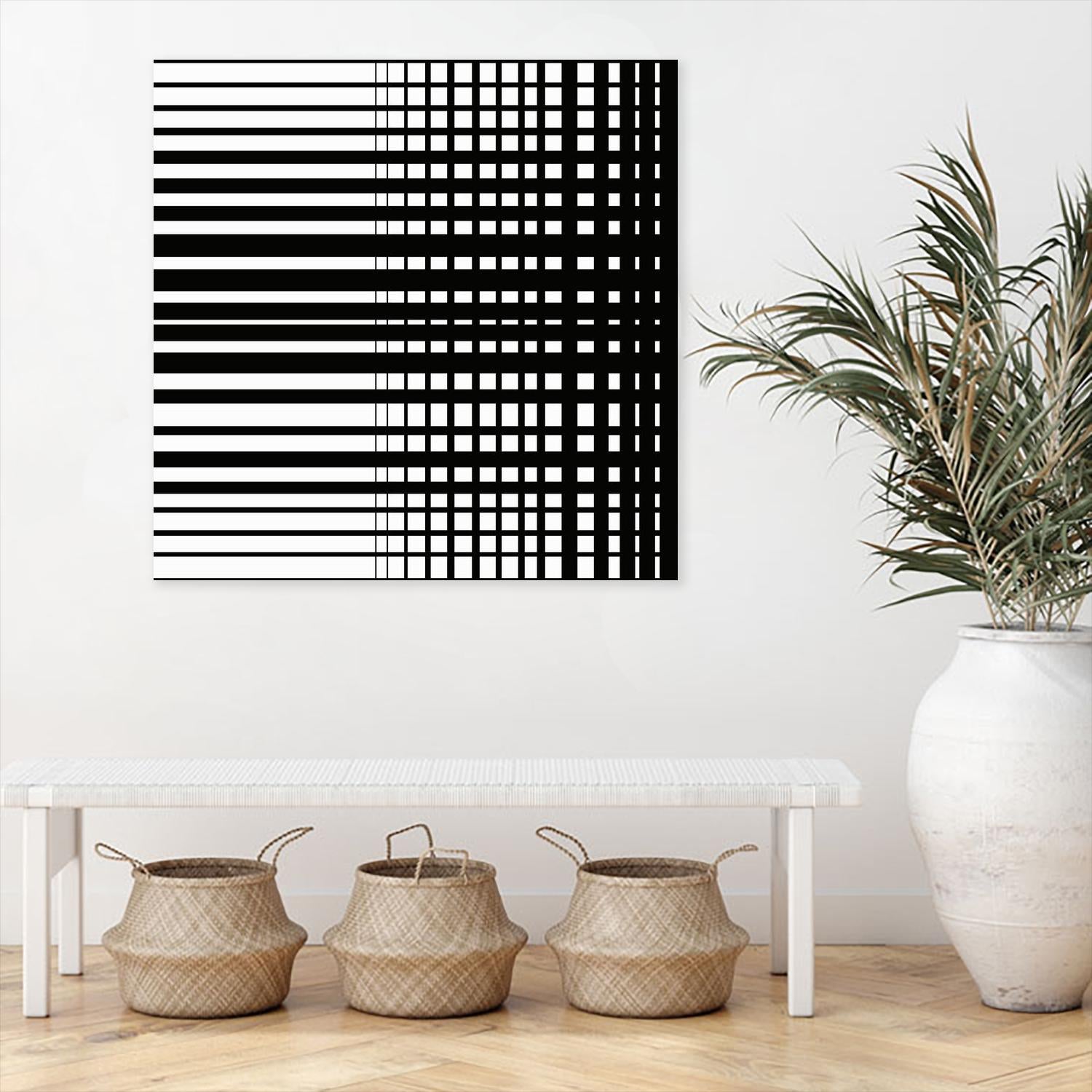 Vibing I by Daleno Art on GIANT ART - white patterns abstrait 