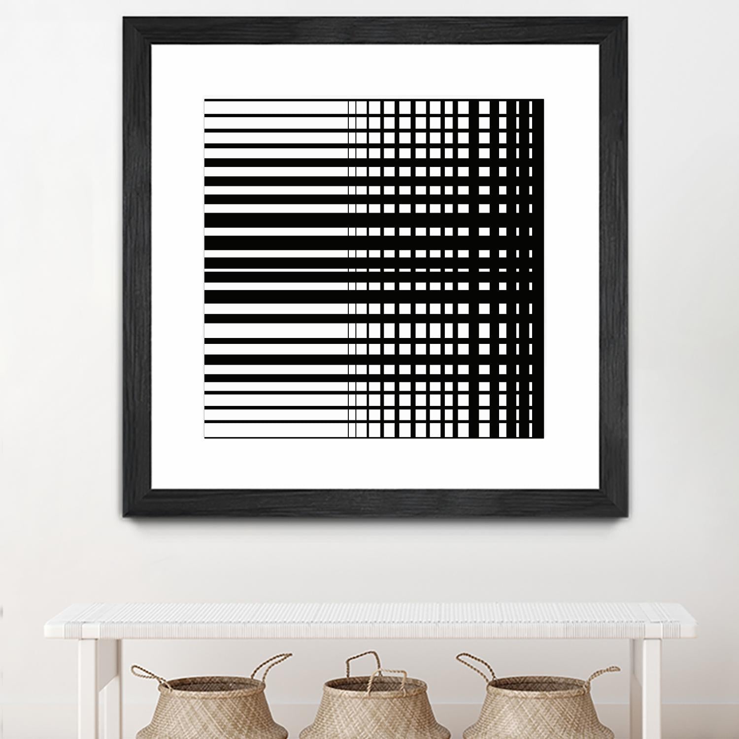 Vibing I by Daleno Art on GIANT ART - white patterns abstrait 