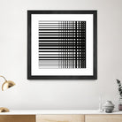 Vibing I by Daleno Art on GIANT ART - white patterns abstrait 