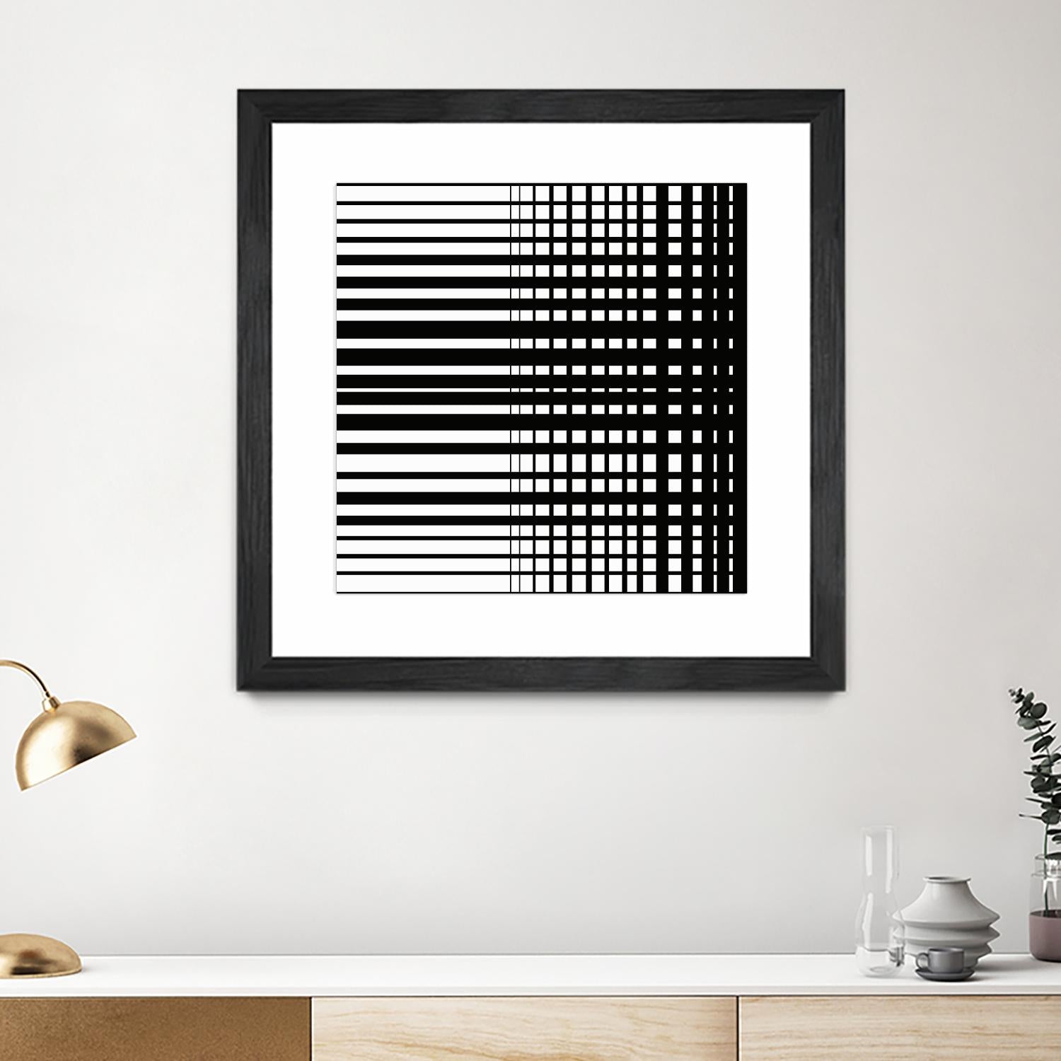 Vibing I by Daleno Art on GIANT ART - white patterns abstrait 