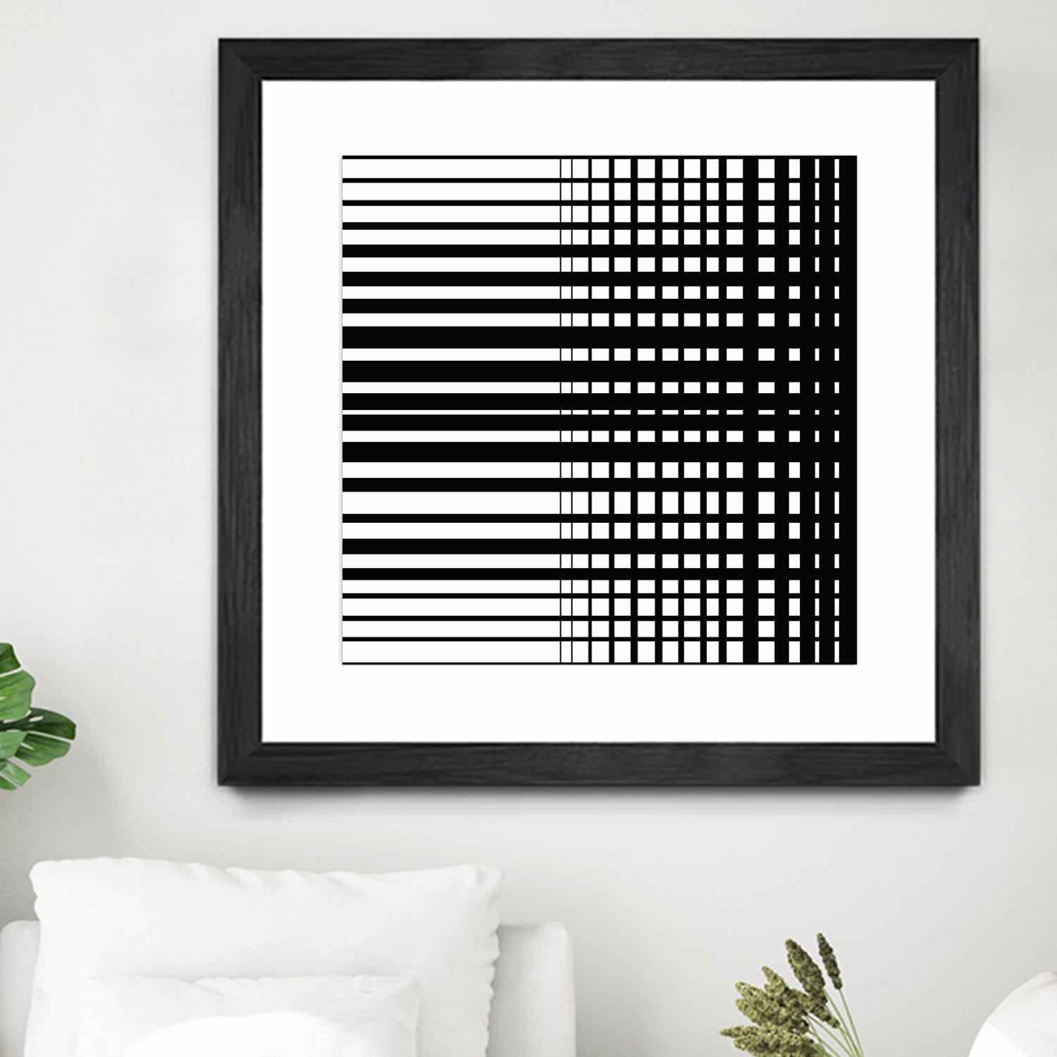 Vibing I by Daleno Art on GIANT ART - white patterns abstrait 