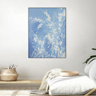 Prideful Petals by Daleno Art on GIANT ART - blue botanical leafs