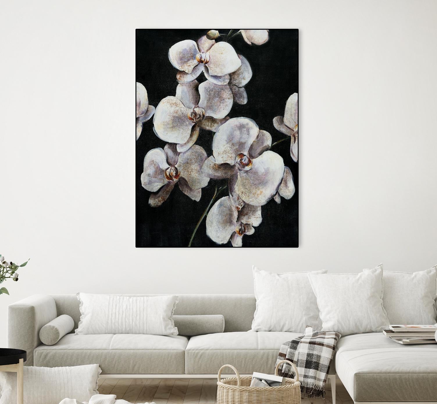 Dream of Dior I by Daleno Art on GIANT ART - orange abstract abstrait 