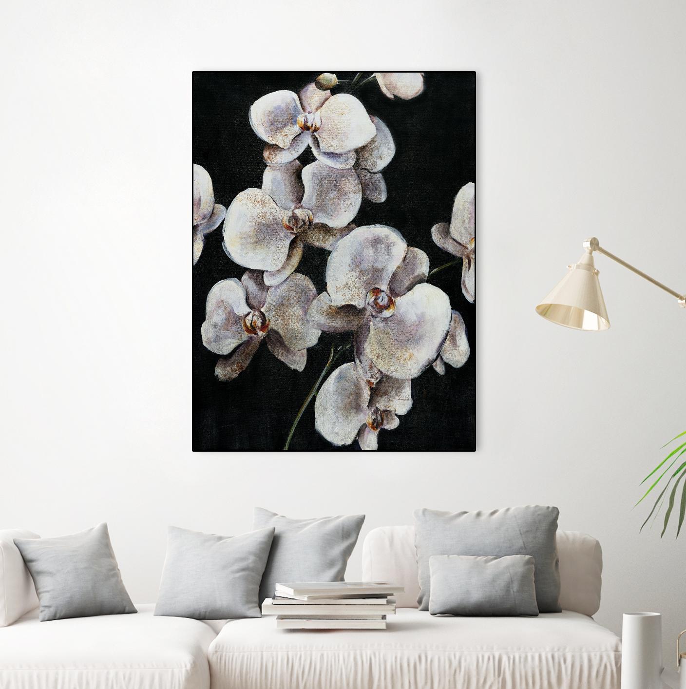 Dream of Dior I by Daleno Art on GIANT ART - orange abstract abstrait 