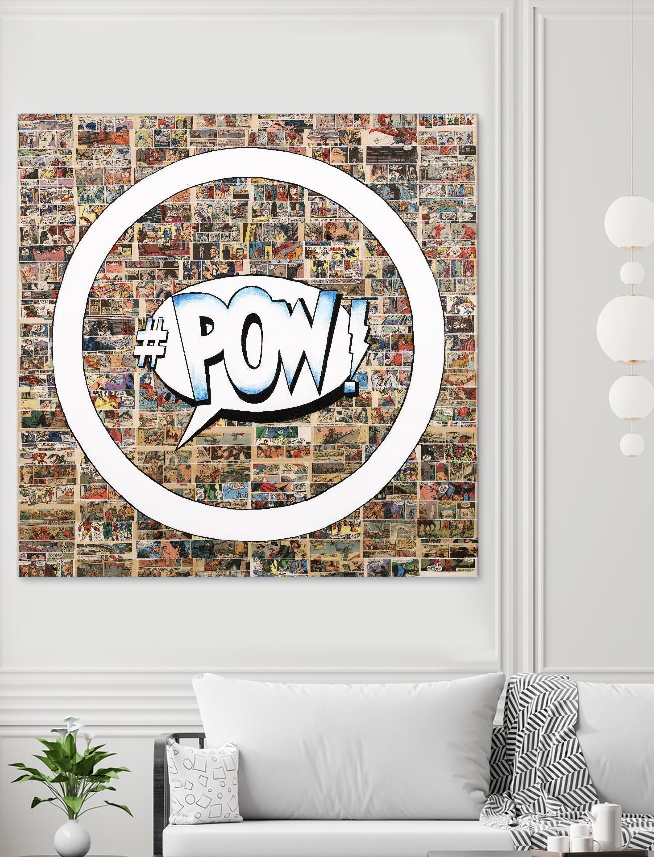 Smoke Circus I by Daleno Art on GIANT ART - white patterns  circle 