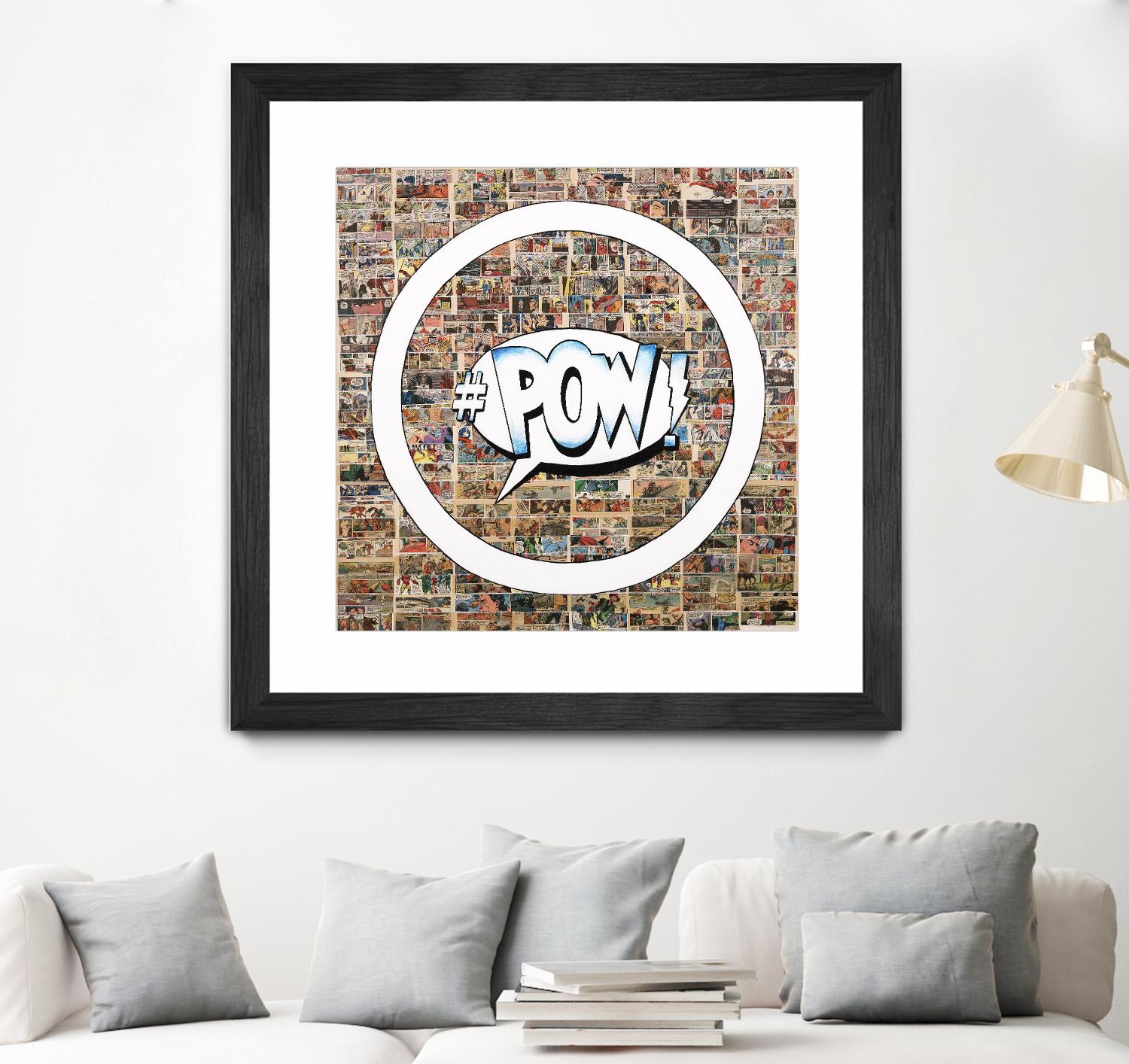 Smoke Circus I by Daleno Art on GIANT ART - white patterns  circle 