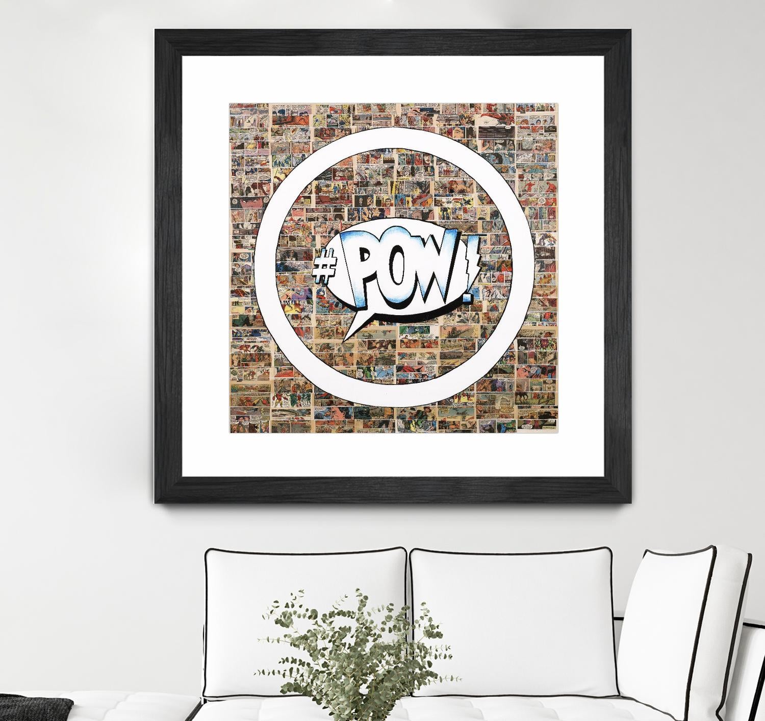 Smoke Circus I by Daleno Art on GIANT ART - white patterns  circle 