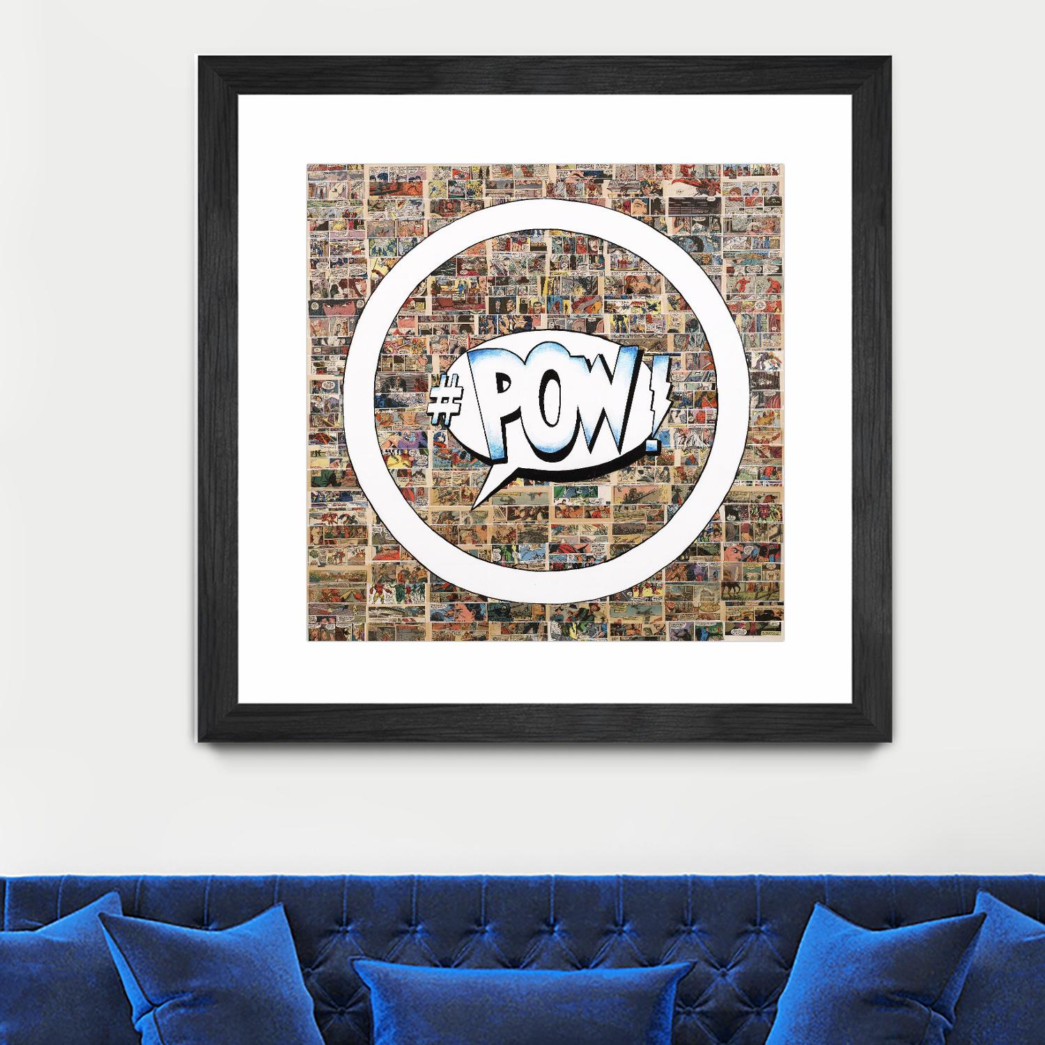 Smoke Circus I by Daleno Art on GIANT ART - white patterns  circle 