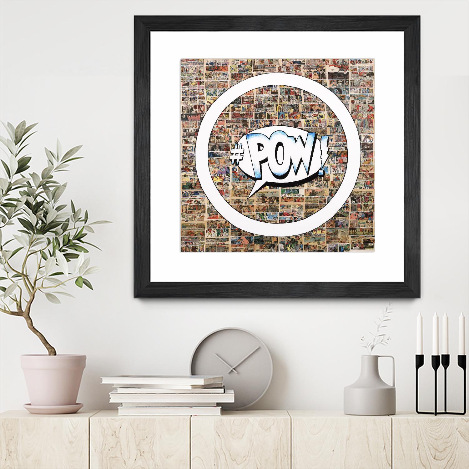 Smoke Circus I by Daleno Art on GIANT ART - white patterns  circle 