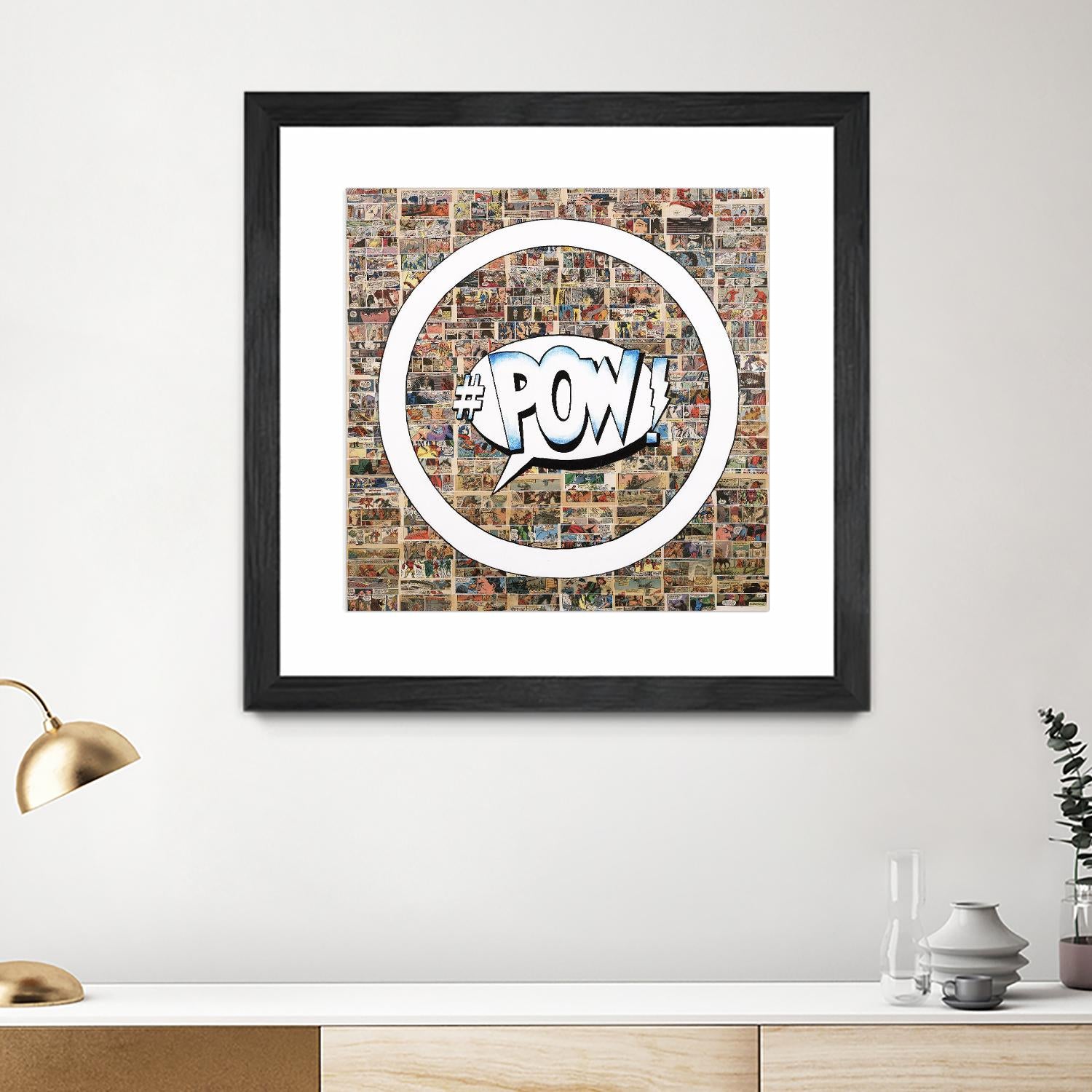 Smoke Circus I by Daleno Art on GIANT ART - white patterns  circle 