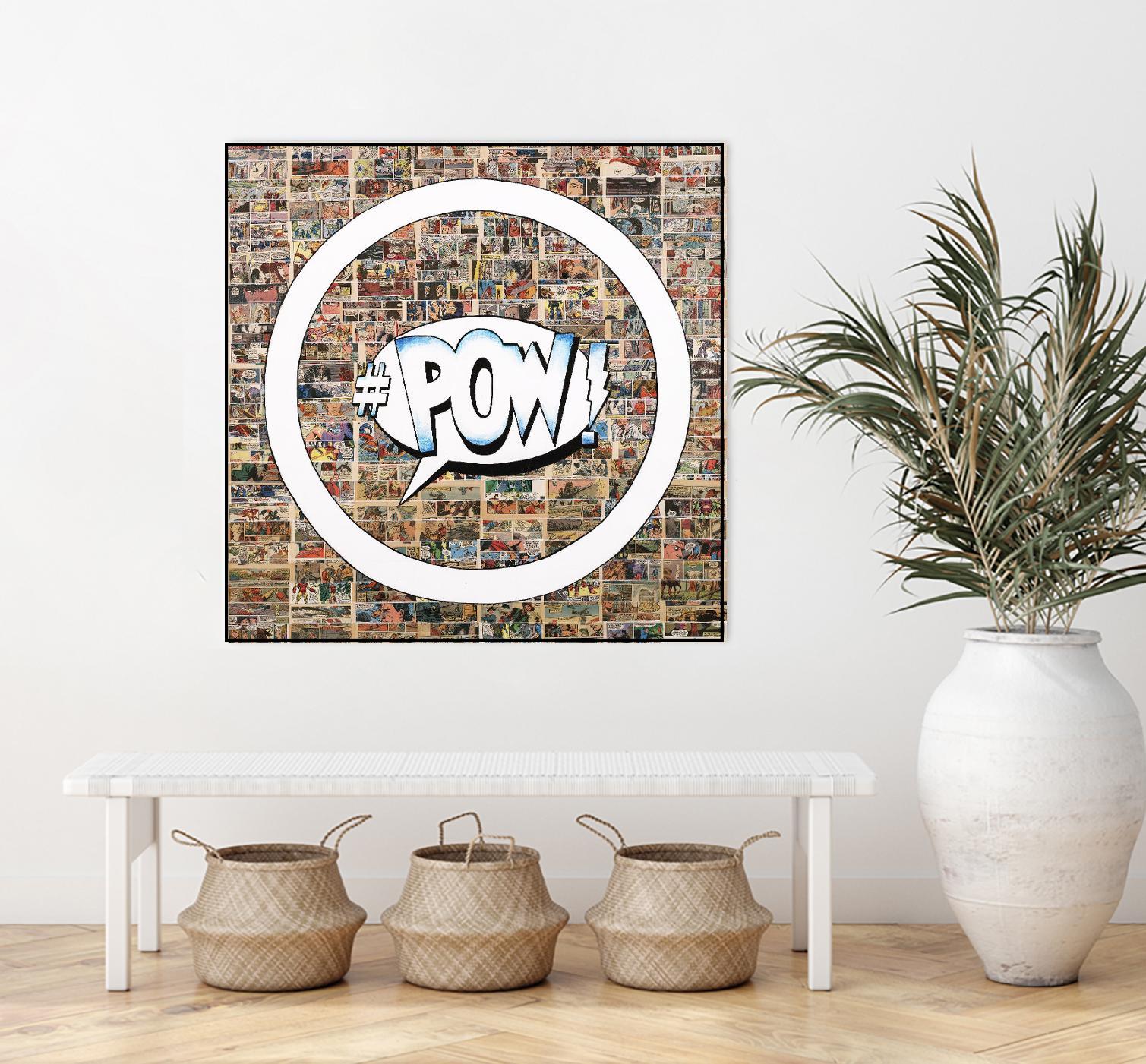Smoke Circus I by Daleno Art on GIANT ART - white patterns  circle 