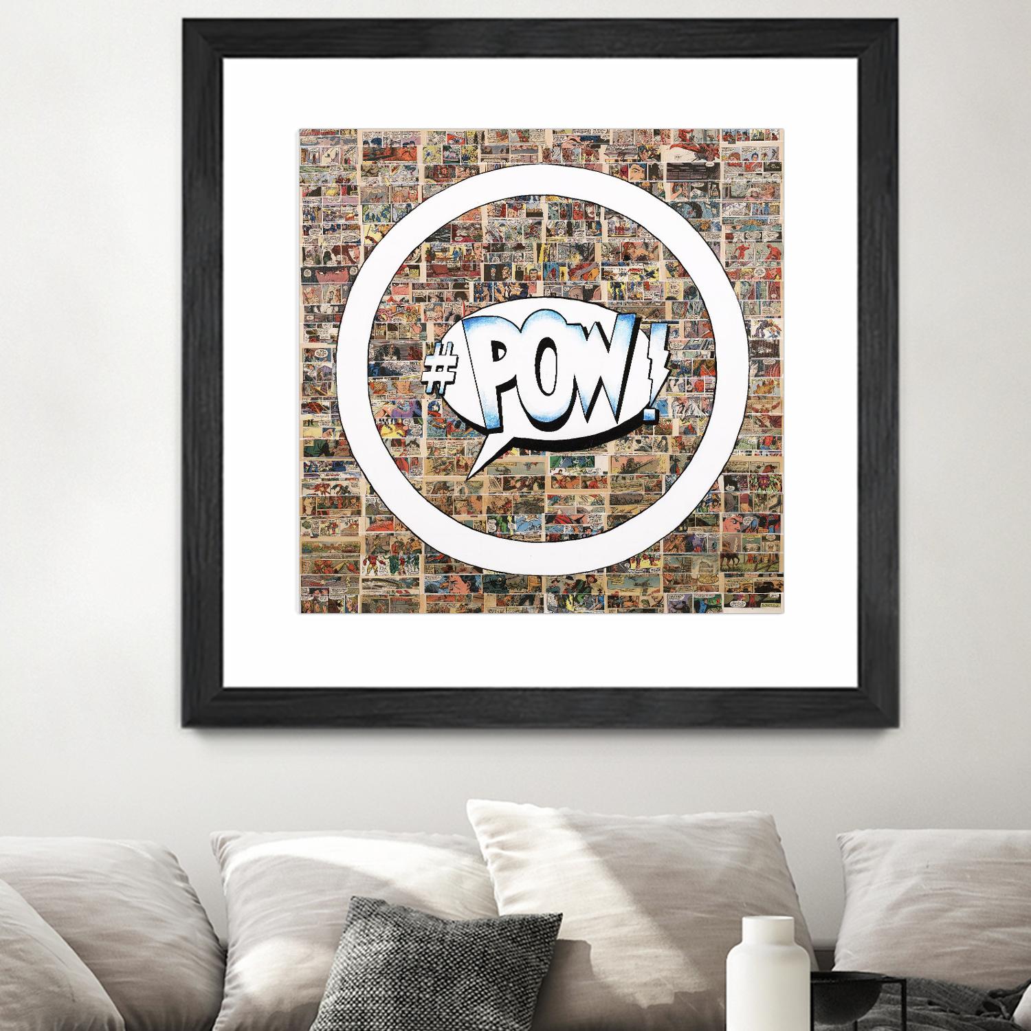 Smoke Circus I by Daleno Art on GIANT ART - white patterns  circle 