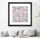 Gorgeous Crowd by Daleno Art on GIANT ART - red abstract