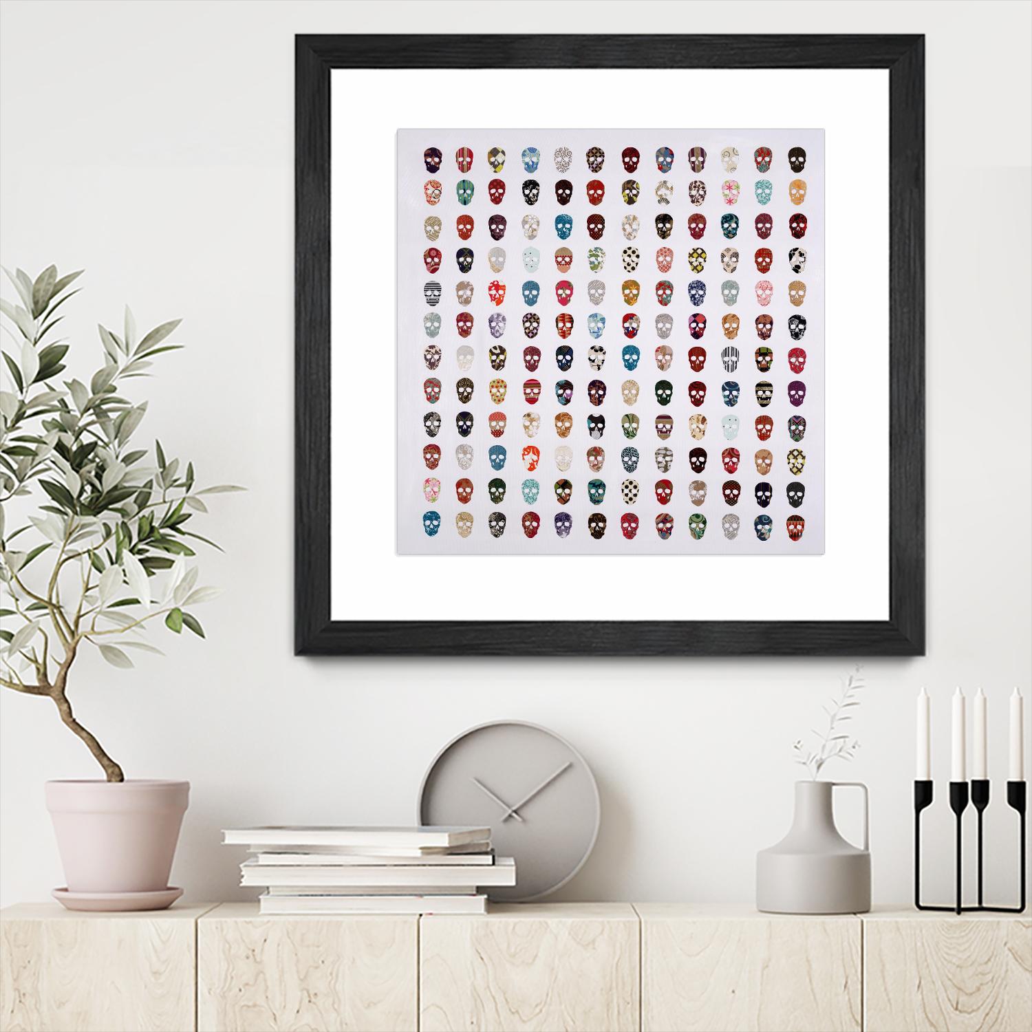Gorgeous Crowd by Daleno Art on GIANT ART - red abstract