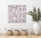 Gorgeous Crowd by Daleno Art on GIANT ART - red abstract