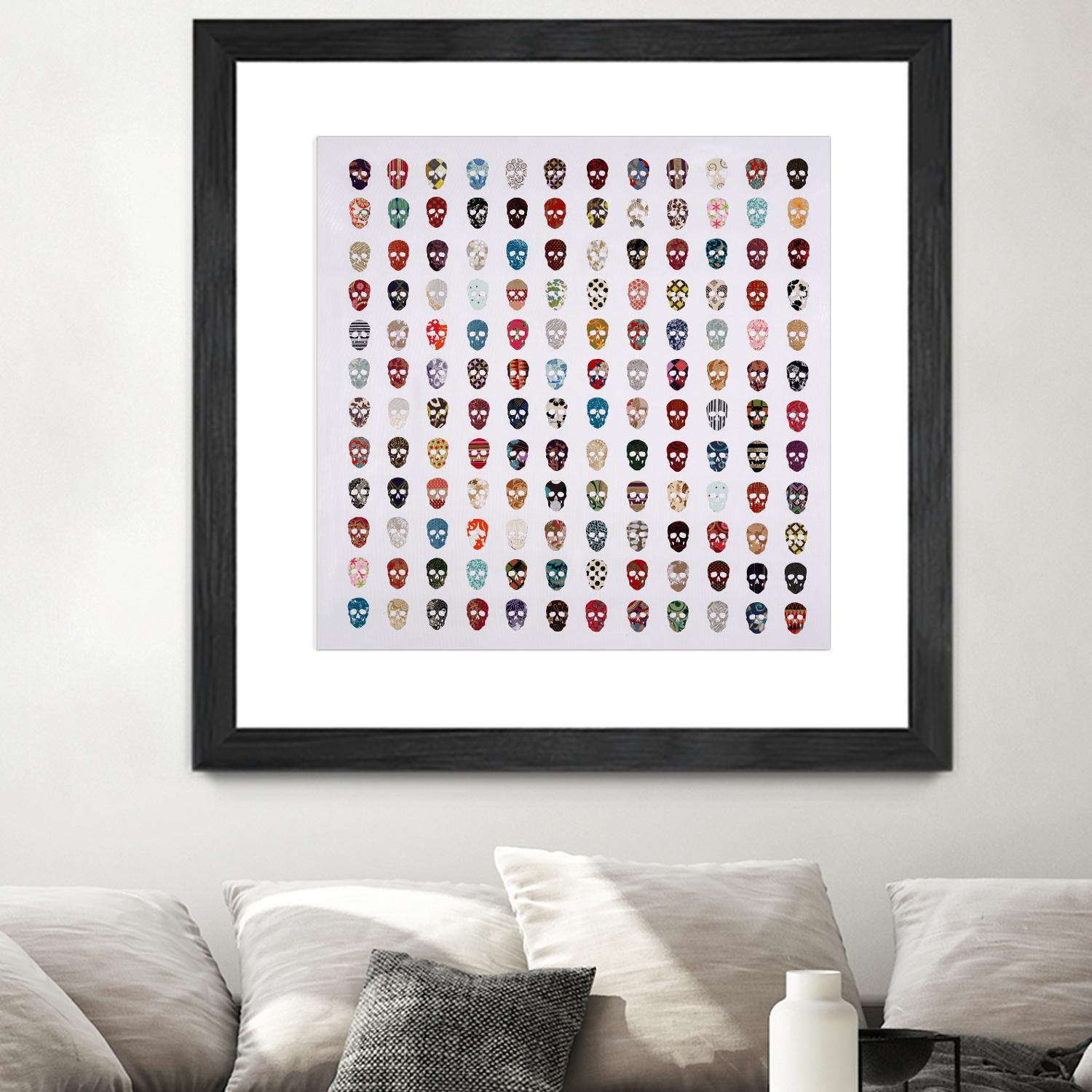 Gorgeous Crowd by Daleno Art on GIANT ART - red abstract