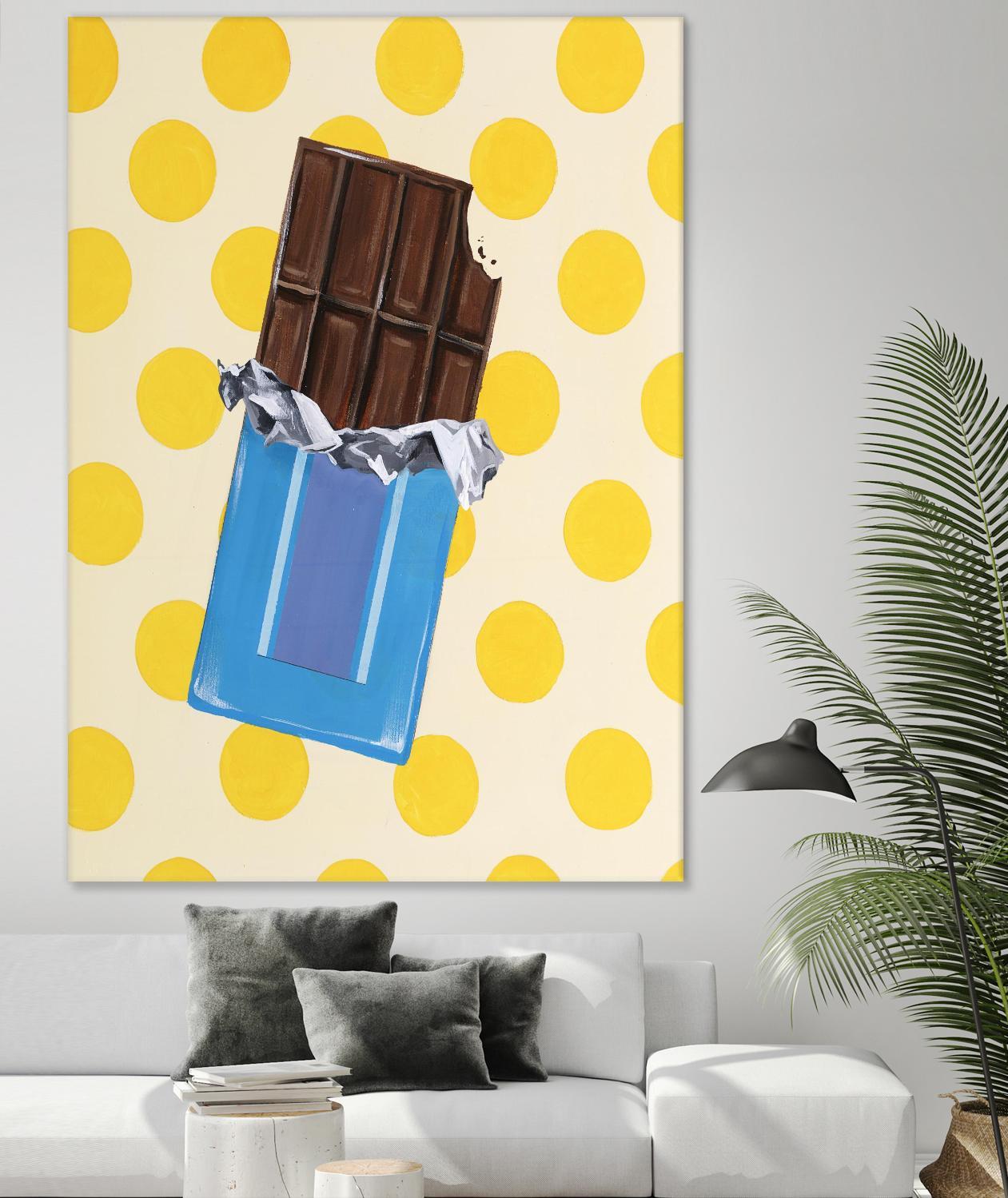 Daily Cravings I by Daleno Art on GIANT ART - blue abstract abstrait 