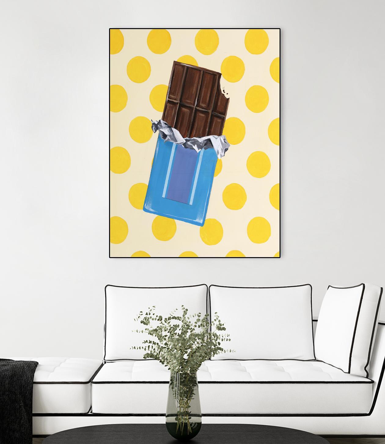 Daily Cravings I by Daleno Art on GIANT ART - blue abstract abstrait 