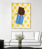 Daily Cravings I by Daleno Art on GIANT ART - blue abstract abstrait 