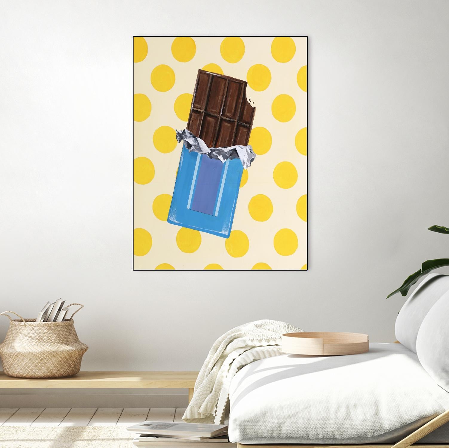 Daily Cravings I by Daleno Art on GIANT ART - blue abstract abstrait 